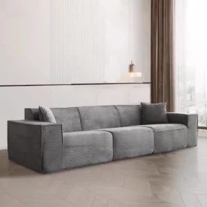 French Classic Living Room Sofas Simple Rustic Comfy Upholstered Living Room Sofas Boneless Modern Sofa Compressé Home Furniture