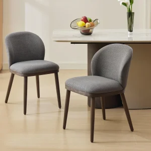 Dining Chairs Set of 2,Modern Upholstered Kitchen Chairs with Ergonomic Back Support,265 LBS Capacity Dining Room Chairs