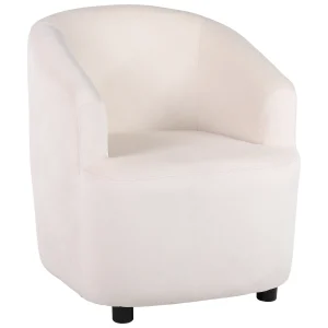 Ralex-chair mini sofa, single sofa with backrest and armrests, suitable for living rooms, beige